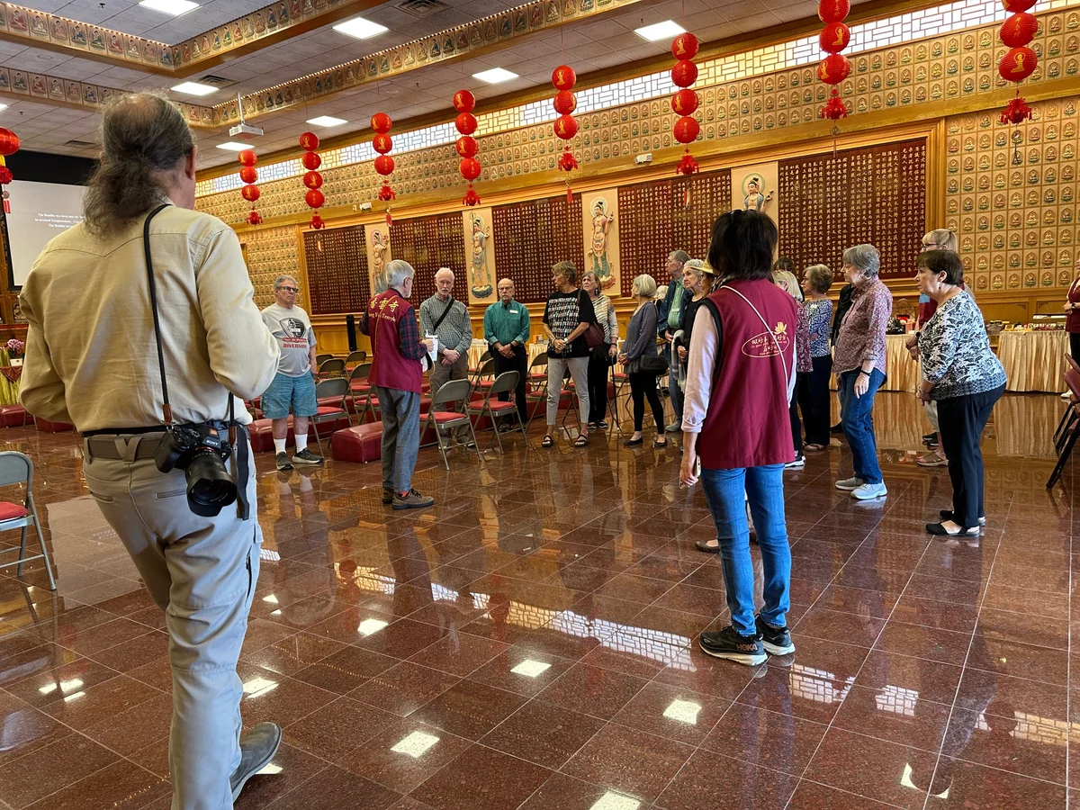 UT OLLI Visits Xiangyun Temple Again, A Day of Buddhist Cultural Experience Through Images, Meditation, and Guided Tours
